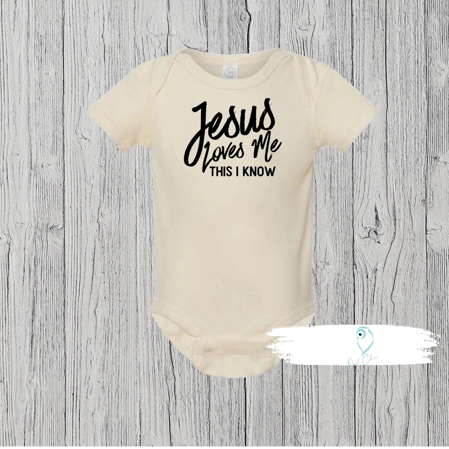 Jesus Loves Me this I know Bodysuit | Gender Neutral Baby Clothing