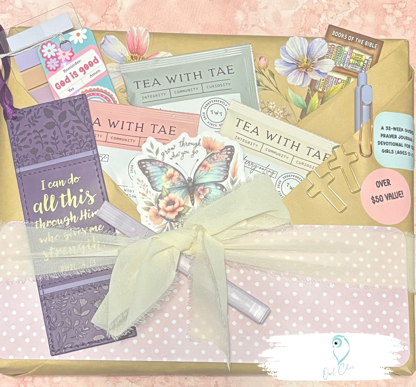 Blind Date with a Journal for Teen Girls| 52-Week Guided Prayer Devotional Gift | Unique Christian Gift