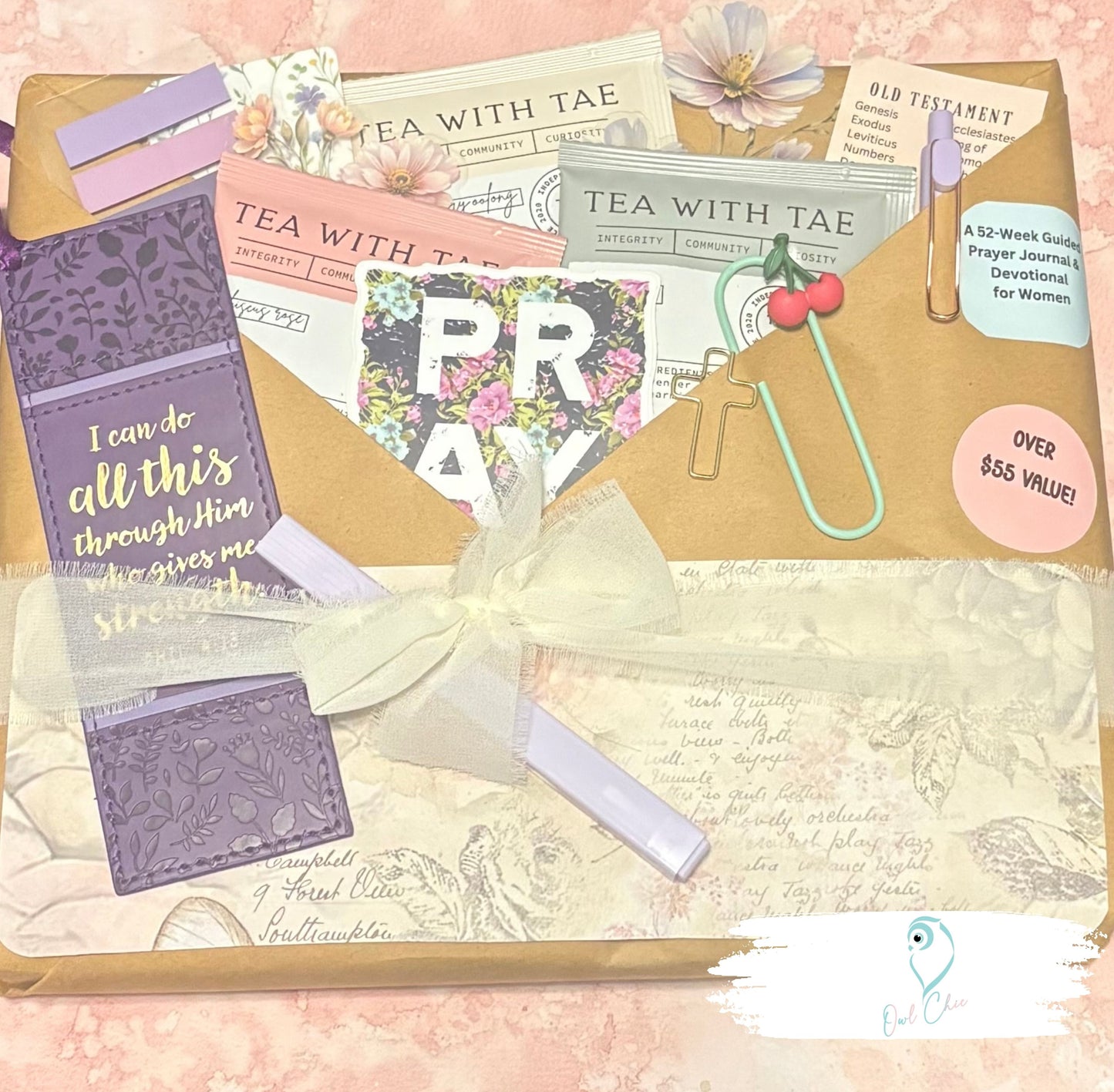 Blind Date with a Journal for Women | 52-Week Guided Prayer Devotional Gift | Unique Christian Gift