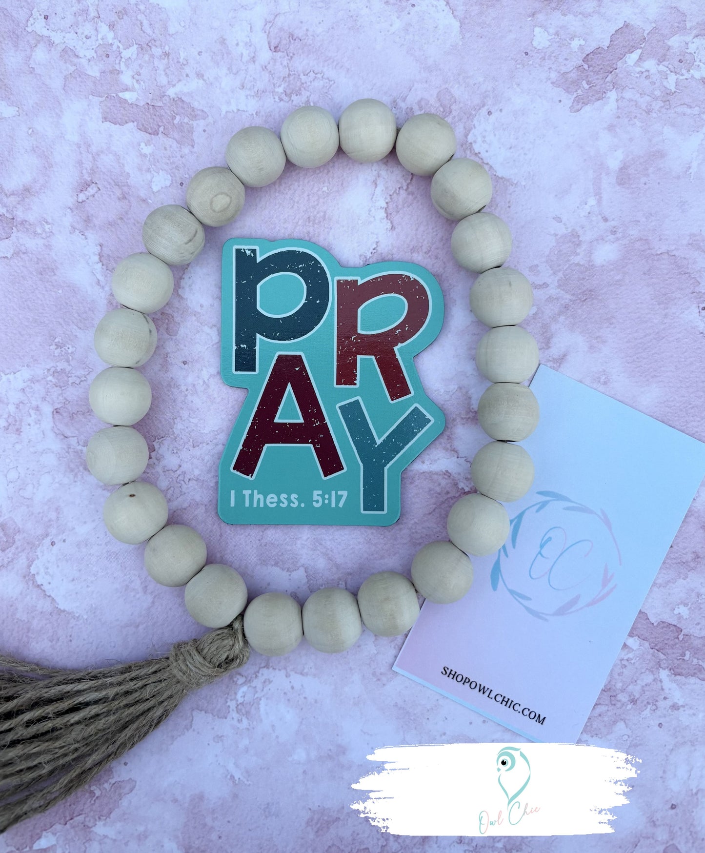 Pray Magnet | 1 Thessalonians 5:17 Christian Scripture Décor