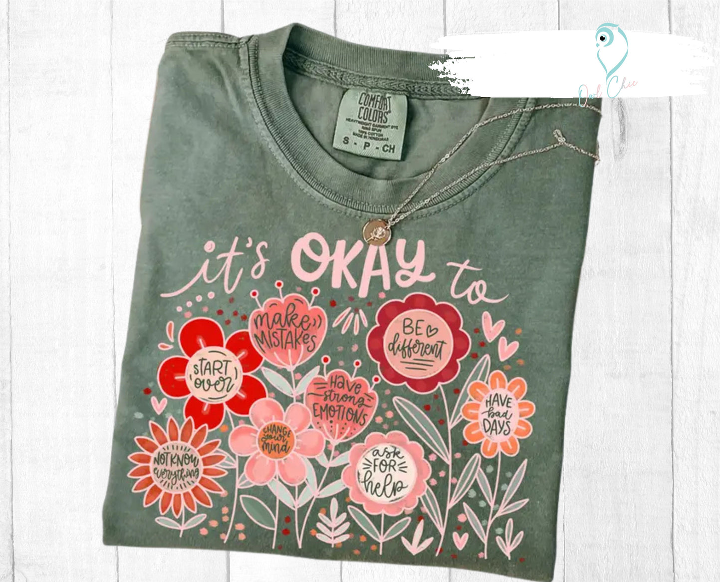 It’s Okay To Sayings Tee | Mental Health Awareness Shirt | Positive Affirmation T-Shirt