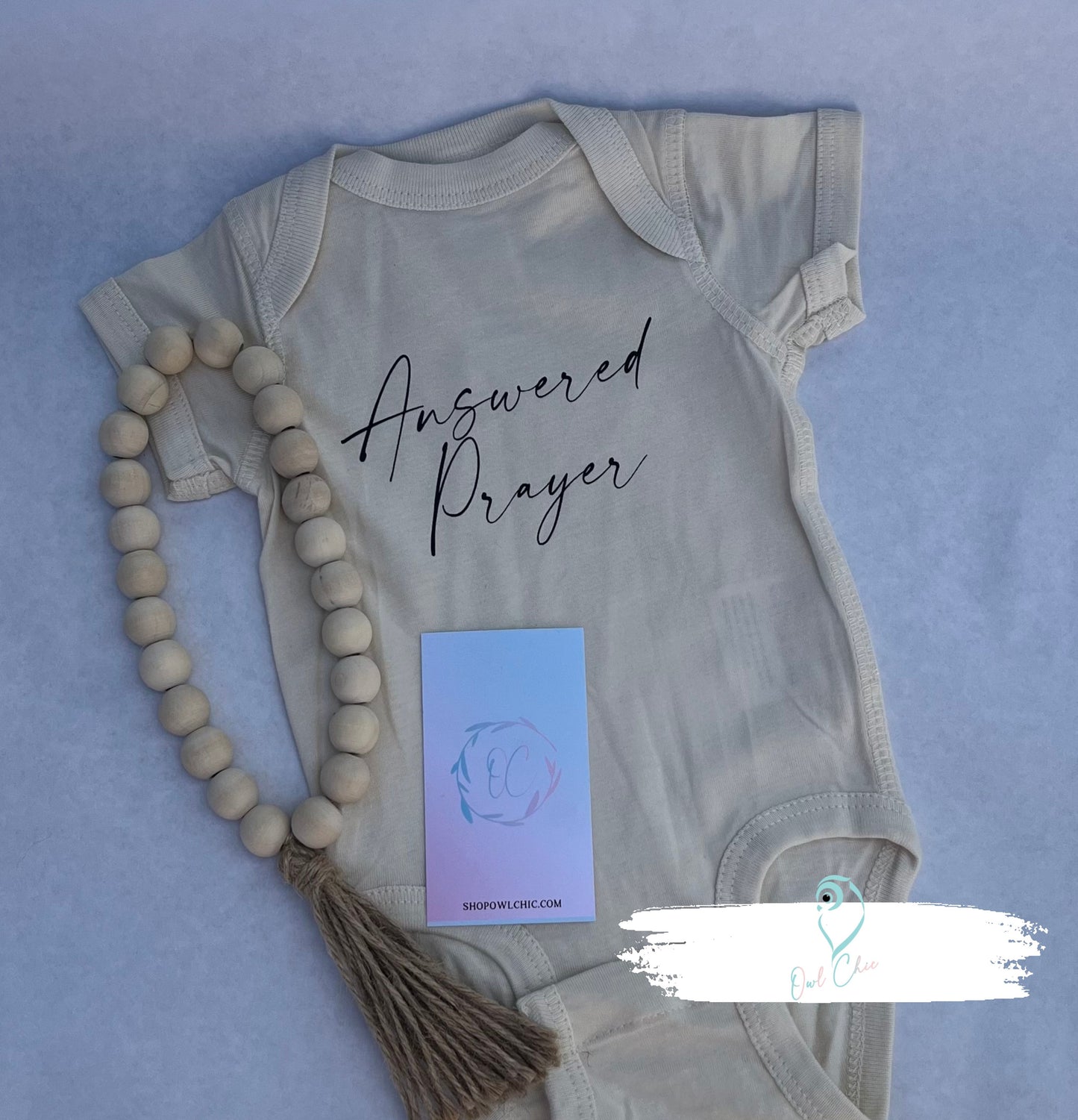 Answered Prayer Bodysuit | Gender Neutral Baby Clothing