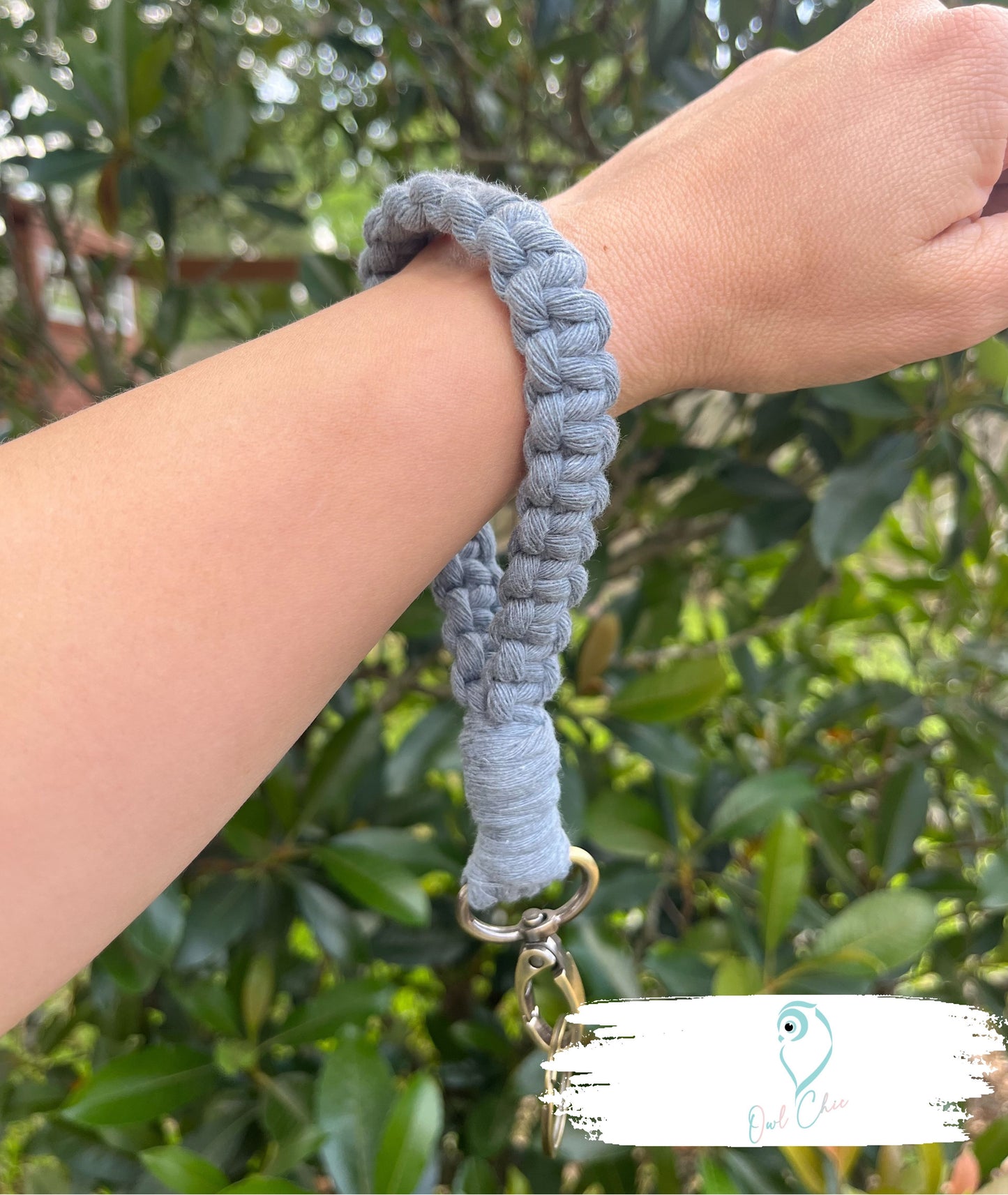 Handmade Macramé Wristlet Keychain | Boho & Stylish