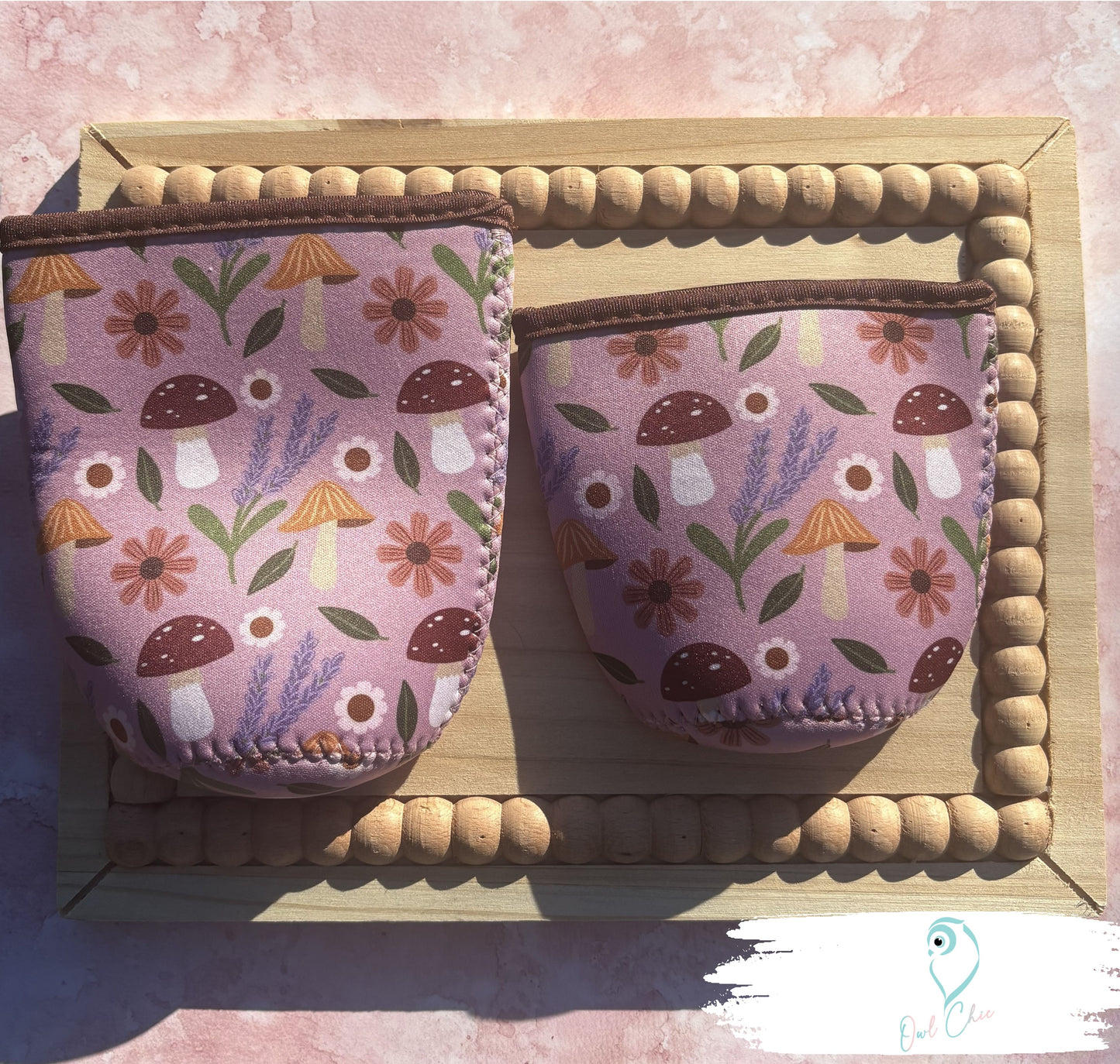 Mushroom Garden Reusable Coffee Sleeve | Eco-Friendly Cup Cozy | Iced & Hot Drink Holder (Copy)