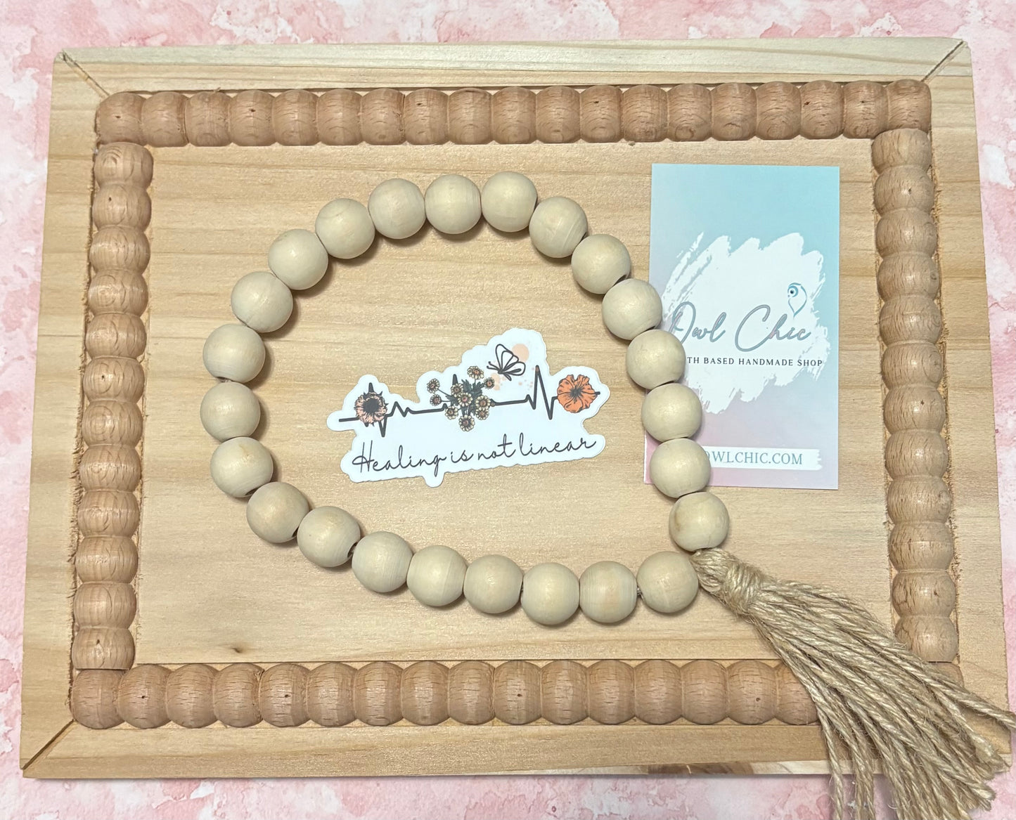 Healing Is Not Linear Sticker | Waterproof Vinyl Butterfly Lifeline Decal