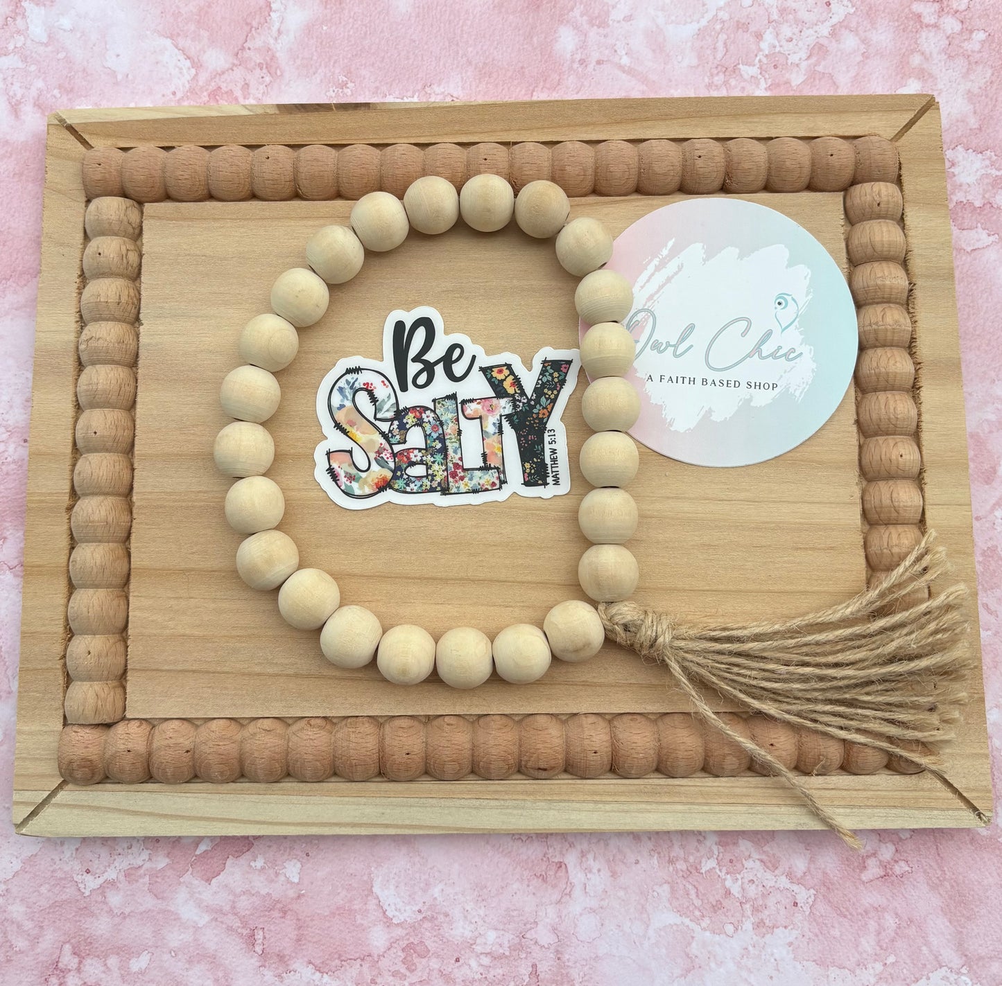 Be Salty Sticker | Matthew 5:13 Christian Waterproof Vinyl Faith Decal