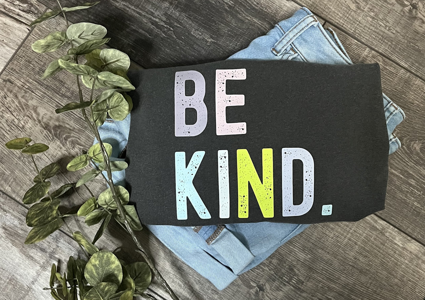 Be Kind Tee Comfort Colors Gray Vintage Style