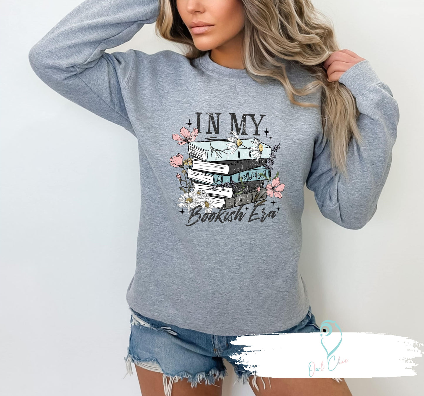 In my Bookish Era sweatshirt