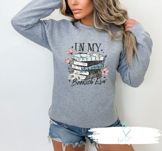 In my Bookish Era sweatshirt