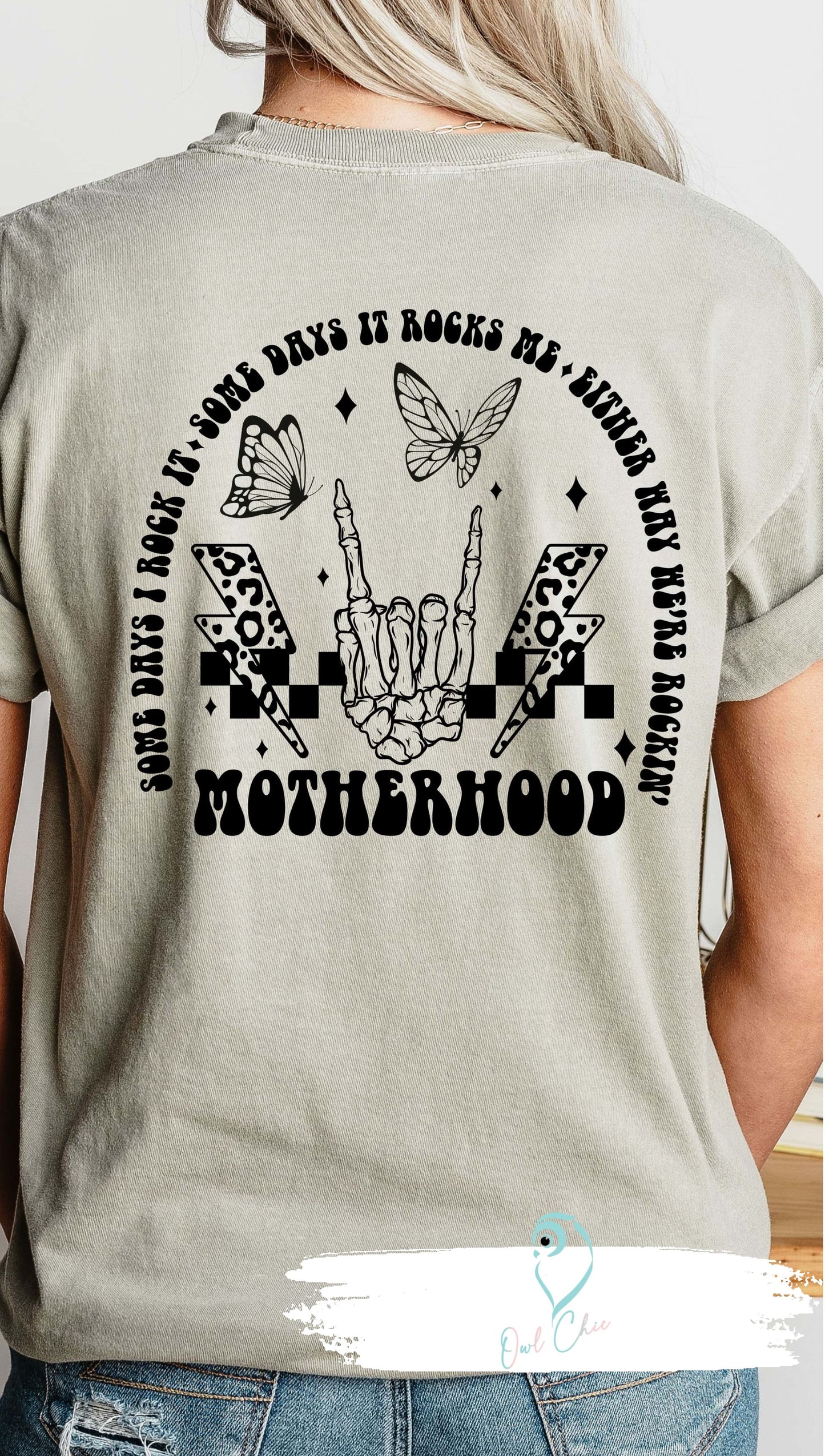 Motherhood-back of shirt