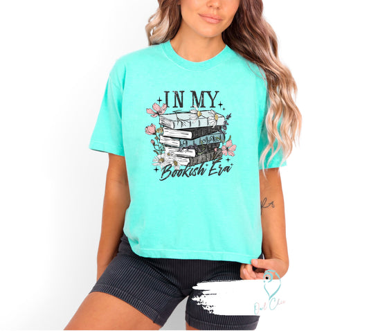 In My Bookish Era | Comfort Colors Tee | Book Lover cropped T-shirt