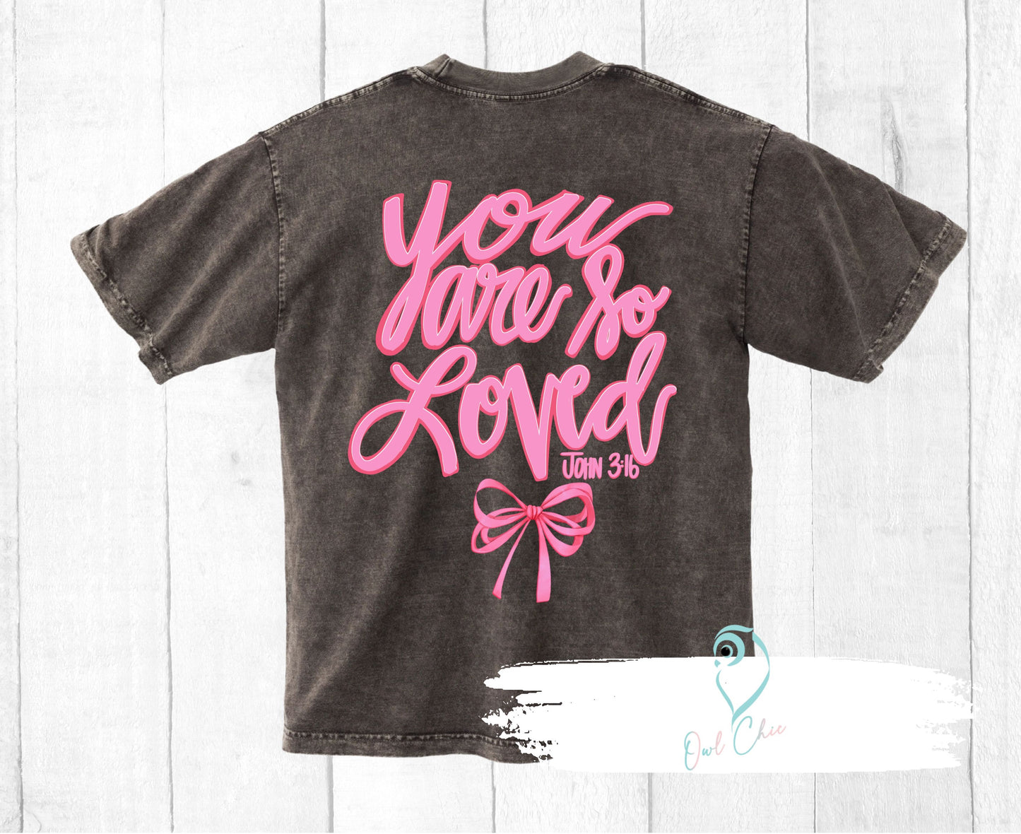 John 3:16 - For God So Loved The World Tee | Christian Faith T-Shirt