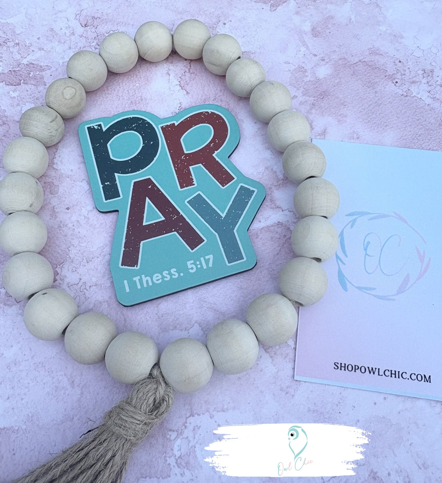 Pray Magnet | 1 Thessalonians 5:17 Christian Scripture Décor