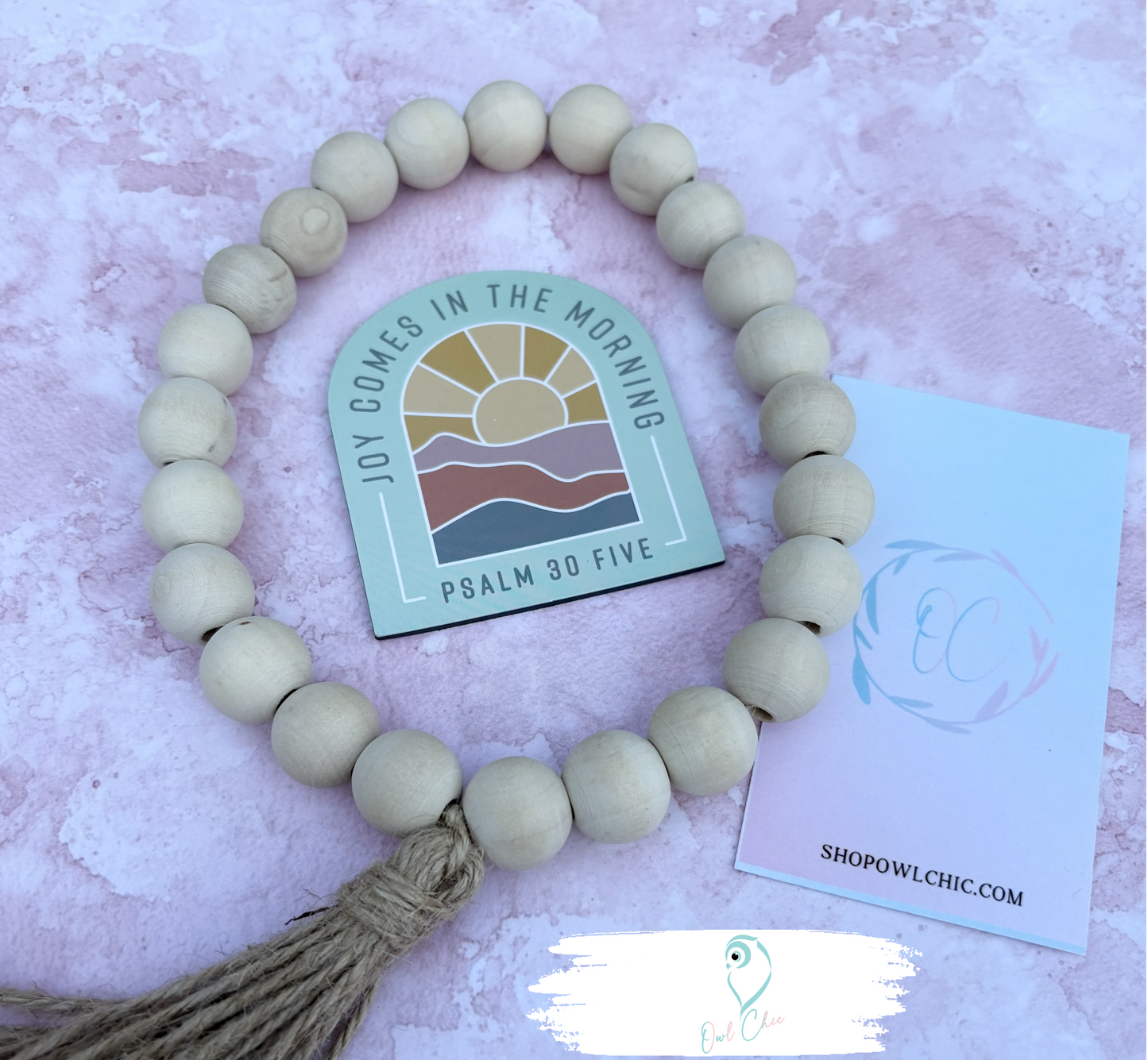 Joy Comes in the Morning Magnet | Psalm 30:5 Christian Décor