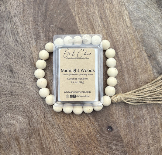 Midnight Woods Wax Melt | Hand-Poured in Texas