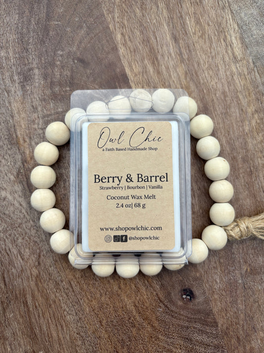 Berry & Barrel Wax Melt | Hand-Poured in Texas