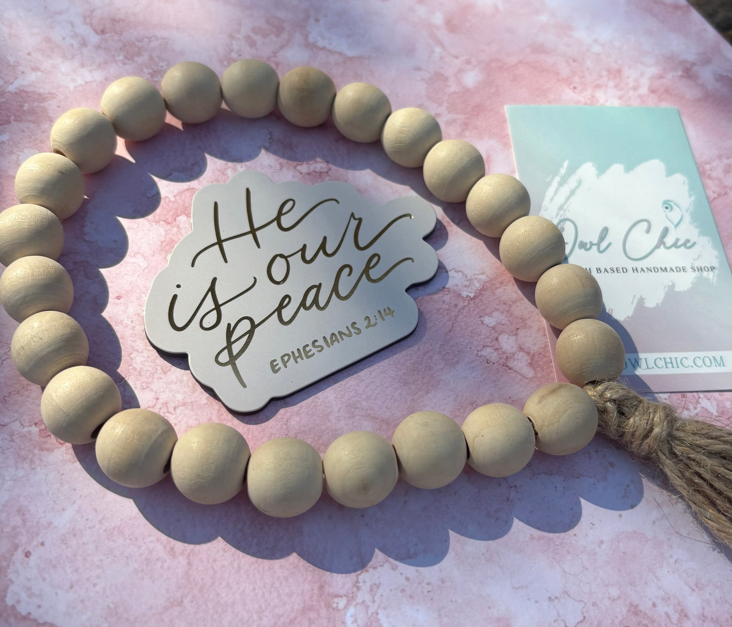 He Is Our Peace Magnet | Ephesians 2:14 Christian Scripture Décor