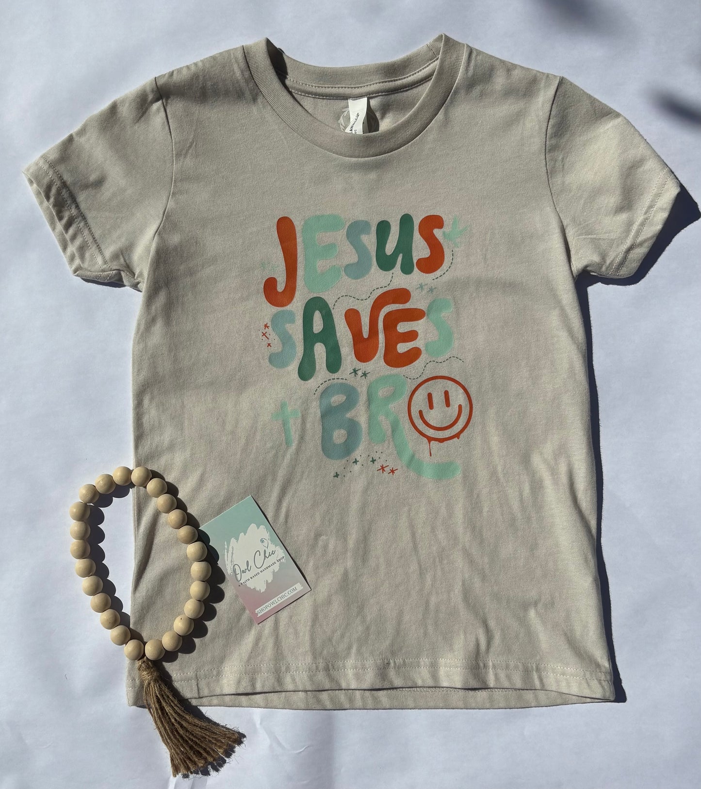 Jesus Saves Bro Shirt| Bella Canvas Youth T-shirt