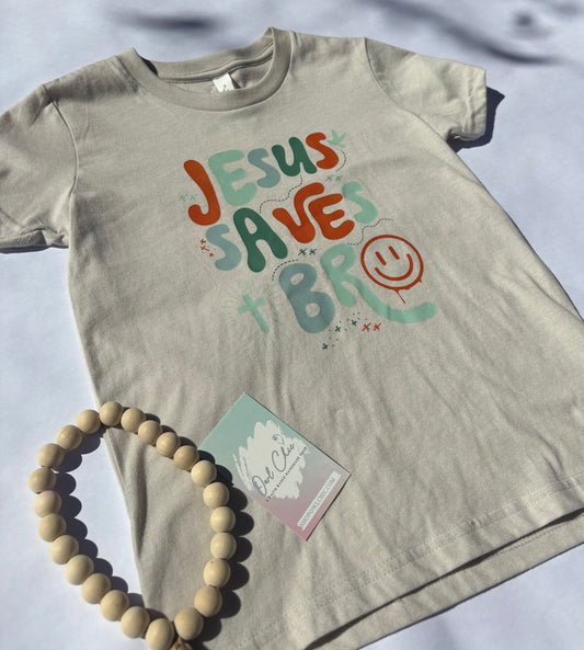 Jesus Saves Bro Shirt| Bella Canvas Youth T-shirt