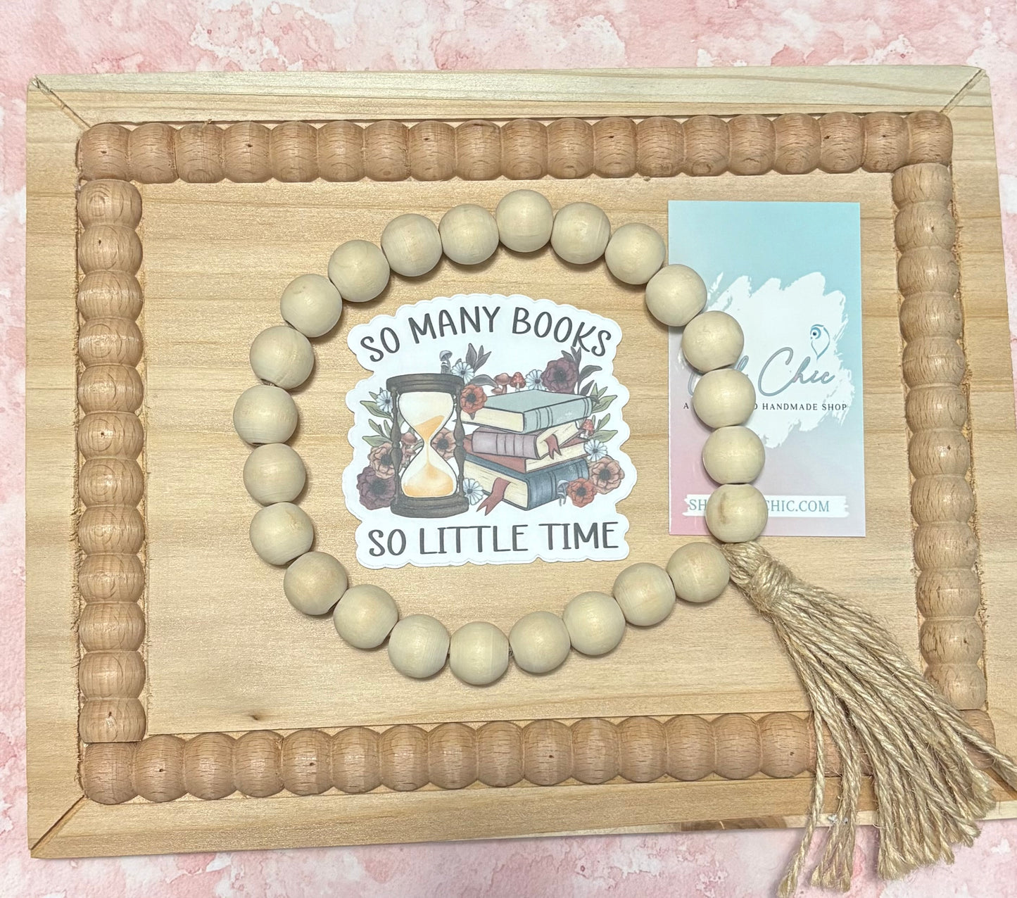 So Many Books So Little Time Sticker | Waterproof Vinyl Book Lover Decal