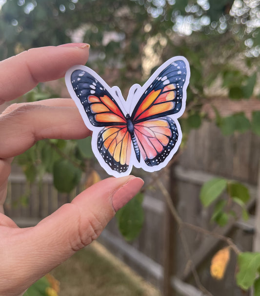 butterfly waterproof sticker