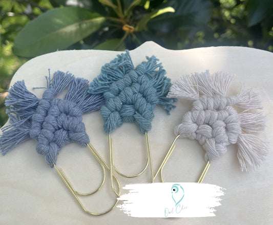 Macramé Mini Bookmark | Handmade Boho Book Lover Gift