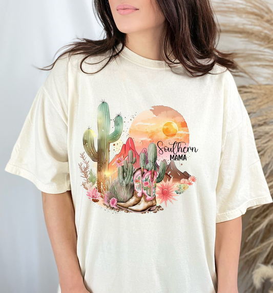 Southern Mama Western Graphic Tee Comfort Colors 