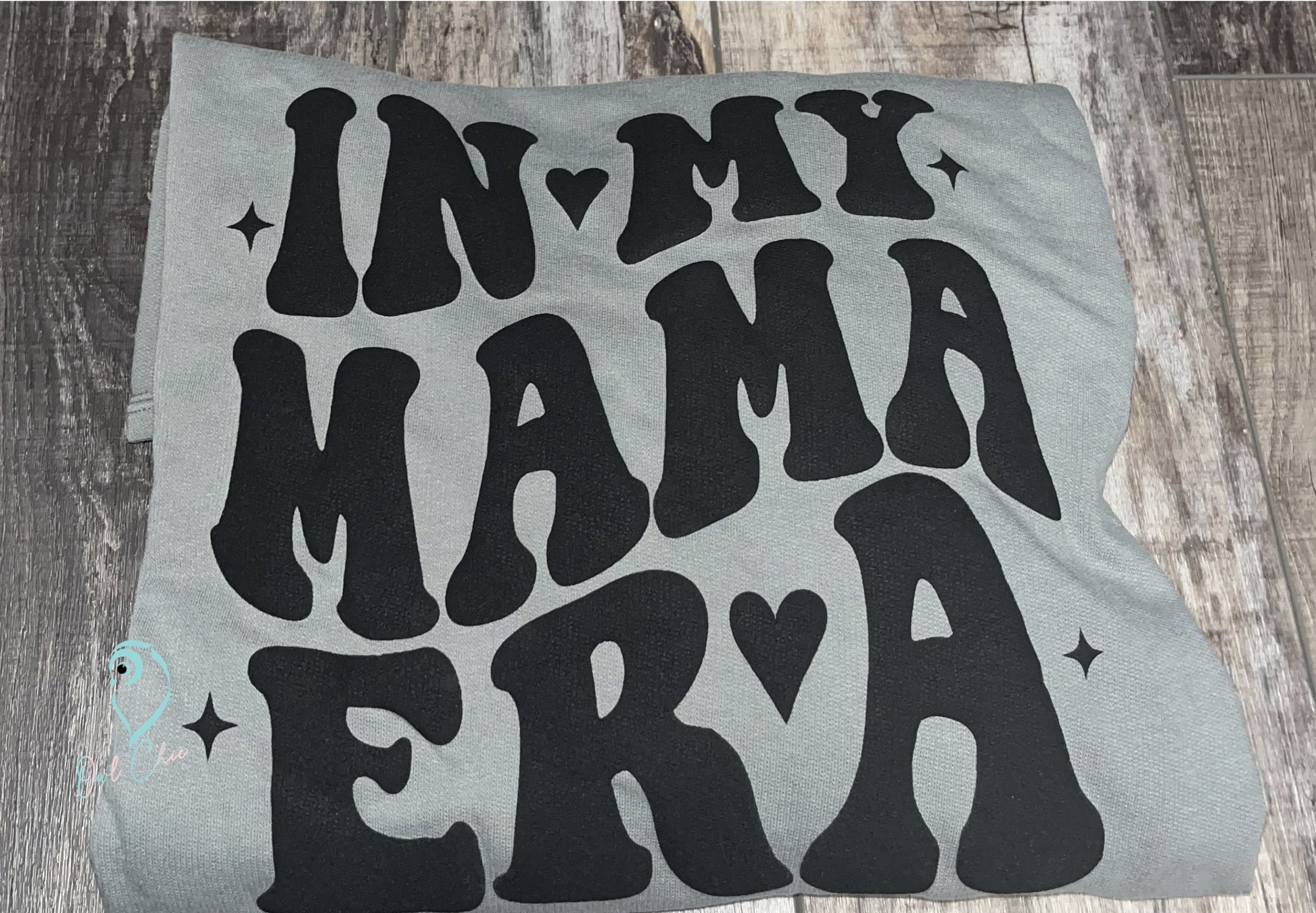 In My Mama Era Comfort Colors sweatshirt with puff vinyl 